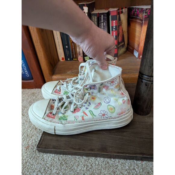 Converse Chuck Taylor All Star Lift Platform high-top Shoes Festival Smoothie 8 - Picture 3 of 5